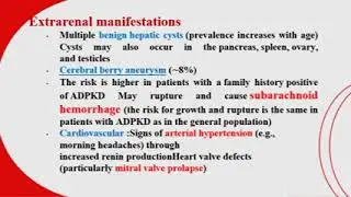 Lec 18 Renal cystic diseases, stones and obstruction