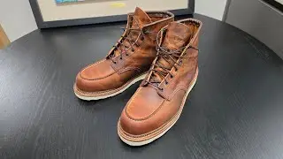 My First RED WING 1907 Moc Toe Boots
