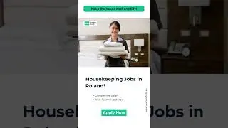Housekeeping Jobs in Poland!!