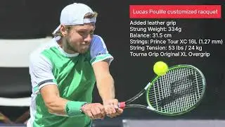 Lucas Pouille customized Prince Textreme Tour 100P (2015)