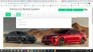 1-ONLINE CAR RENTAL MANAGEMENET SYSTEM Final Year Project (Overview Video)