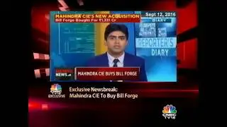 Mahindra CIE To Buy Bill Forge