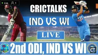 India vs West Indies 2nd ODI LIVE