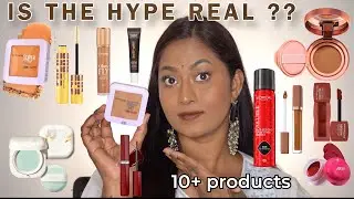 THE TRUTH ABOUT THESE 💸 10+ VIRAL Makeup Products on Brown Skin | Internet Made Me Buy It !!
