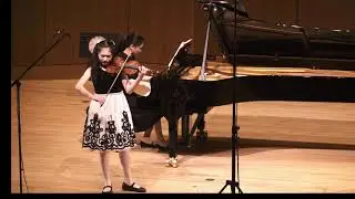 Mozart Violin Sonata No 21 in E minor, K 304 - Corina Deng & Athena Deng