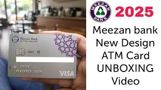 Meezan bank New Design ATM Card UNBOXING Video by AR Tech 