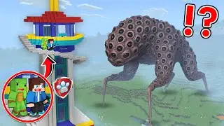 WIEŻA PSI PATROL vs POTWÓR TRYPOGIANTS w Minecraft!