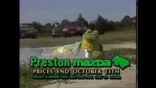 Throwback Preston Mazda Frog Arrives Oct 1992
