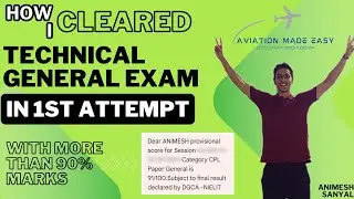How to clear Technical General exam in 1st Attempt l How to prepare I DGCA I CPL exam Pilot