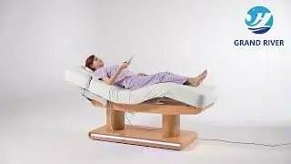 SPA and Facial Treat Equipment and Massage Table with Oxford Leather Beauty Salon Furniture