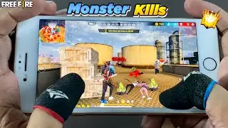 25 Total Monster Kills 🎯 99% Headshot Rate ⚡️| Solo Vs Squad Full Gameplay | iPhone 8 Plus Free Fire