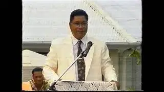 Opening of the SPREP Headquarters at Vailima in Apia, Samoa (2002) (Pt 1)