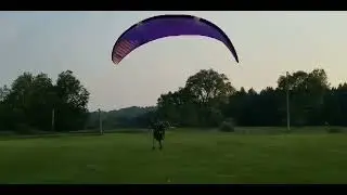July 4th 2021 paramotor takeoff #2 complete with crash!