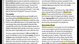 The Norman Conquest - Learning English Through History