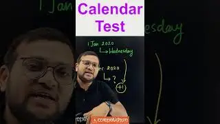 Calendar Test | Pramod sir #shorts #competishunneev #calendartricks