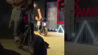 Girl Riding OSM Modified Bike 🔥😎 | On Stage at IBW 2025 #shortsvideo #ridergirl