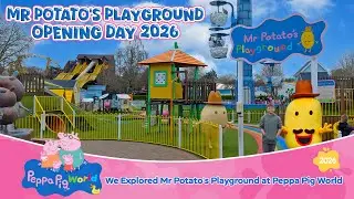 Explore Mr Potato&rsquo;s Playground in Peppa Pig World at Paultons Park (Feb 2026) [4K]