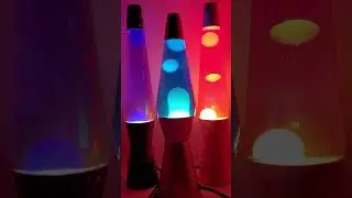 1 HOUR of Relaxing Lava Lamps Watch One hour to help you sleep- Orange Purple Blue Relaxing Glow