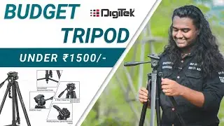 Digitech 550 lw tripod unboxing and full detailed review in Malayalam, budget tripod under 1000 2000
