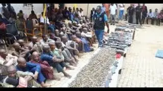 Police Arrest 41 Suspected Criminals In Ibadan, Recover N16m, Cars, AK-47 Rifles, Ammunitions