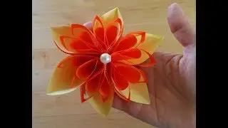 Papierblumen basteln mit Kindern. Blumen basteln &ndash; basteln mit Papier