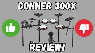 🥁 Is this e-kit worth buying??  Full drum kit review of the Donner 300x electronic drum kit