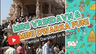 visiting mini dwarka virar and mini vrindavan plaghar with dalindar Gang #minivrindavan #solotravel 