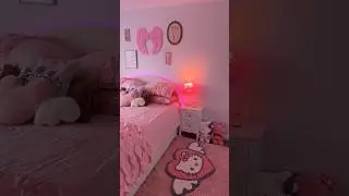 Pink / dollycore inspired Bedroom Makeover 🩷 #bedroom #roommakeover #pink