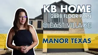 New Homes in MANOR TX - EAST VILLAGE - KB HOME 2898 FLOOR PLAN