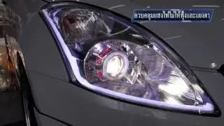 SWIFT PROJECTOR TRANSFORMERS+LED DAY LIGHT BAR 2 STEP BY SR AUTO CAR