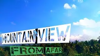 Mountain view From Afar &mdash; Peaceful Mountain View