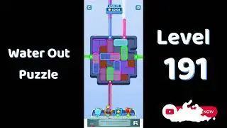 Water Out Puzzle Level 191 Walkthrough 💧 | Step-by-Step Solution | SolutionGuruji