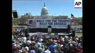 WRAP Pro and anti war rallies
