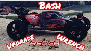 Team Corally Asuga Upgrades, wrenching & Bash @ the BMX Track #rc #teamcorally #m2cracing #hobbywing