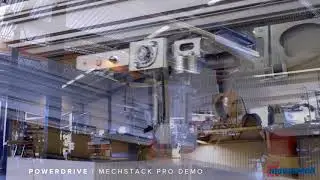 Crane system DRIVE UNITS demo - Movomech Mechrail&trade; with Powerdrive&trade;