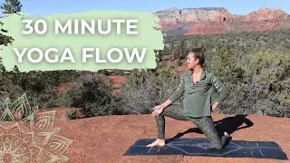 30 minute Beginner Yoga | Foundational Flow with Warrior II