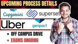 Current Hiring Updates | Capgemini , Uber , Genpact , Deloitte | Upcoming Hiring Exams Schedule Out