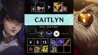 Caitlyn Support vs Bard - KR Diamond Patch 25.10