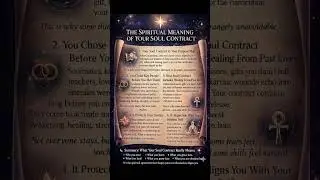 🌟 Soul Contract: The Divine Blueprint of Your Life 🌟