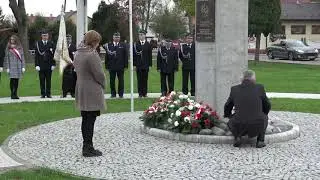 Hołd pod Krzyżem Niepodległości w Stubnie   2019