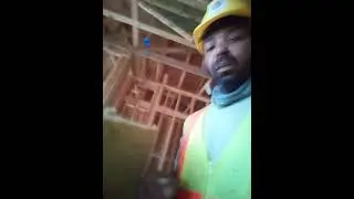 construction workers hate installing insulation #texas #youtubeshorts #youtube #viral #hardwork