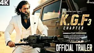 K.G.F: Chapter-3 Official Trailer | Rocking Star Yash | Prabhas | Prashanth Neel | New Trailer KGF 3