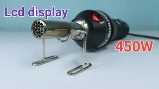 Portable mini hot air soldering station