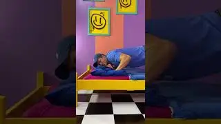 This is how you get out of bed every morning when you work with balloons for a living.