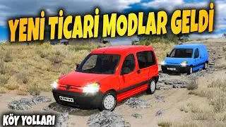 YENİ TİCARİ MODLAR PARTNER & BERLİNGO MODU EFSANE // MOD İNCELEME // BeamNG.drive