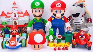 Super Mario Bros Unboxing Toys Review 🏰 Super Mario Bros Adventure Toys Collection ASMR & Lego Mario