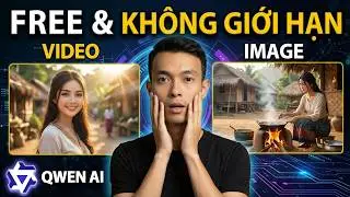 Đừng trả tiền! AI Tạo H&igrave;nh Ảnh & Video (c&oacute; &acirc;m thanh) 100% MIỄN PH&Iacute; với Qwen AI