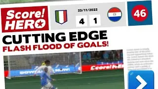 Score! Hero 2023 - World Hero - Level 46 - Italy Vs. Paraguay
