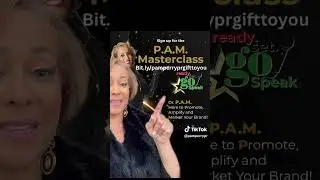 P.A.M. Masterclass #readysetgospeak