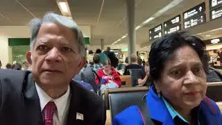 IMG 0352 Aruna & Hari Sharma at Zurich Airport concourse A arrived from Arlanda, Oct 05, 2024